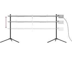 vidaXL - Automatische - barbecue - met - motor - 150x46,5x82,5 - cm - roestvrijstaal