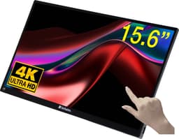 Verbatim 15,6 Inch Draagbare Touchscreen Monitor Voor Laptop En Smartphones 4K Ultra Hd — thumbnail 1