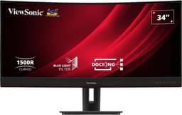 ViewSonic UWQHD Curved Docking Monitor VG3456C ledmonitor — thumbnail 1