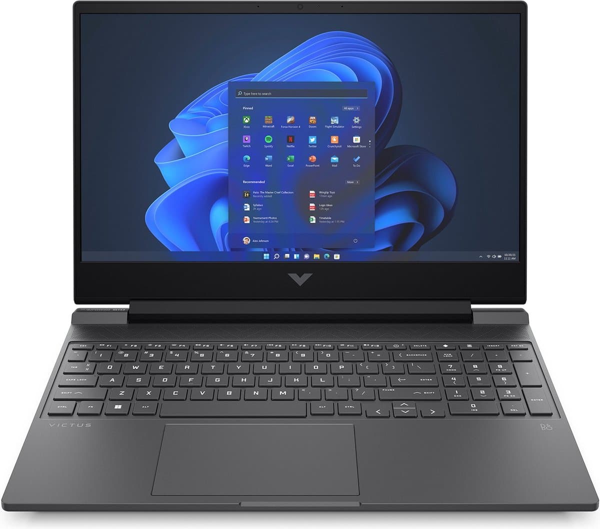 HP Victus 15-fa1018nd - Gaming Laptop - 15.6 inch - RTX 4050 - 144 Hz — afbeelding 1