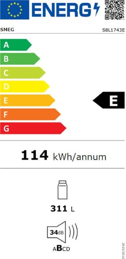 SMEG S8L1743E - Inbouw koelkast - Wit — thumbnail 2