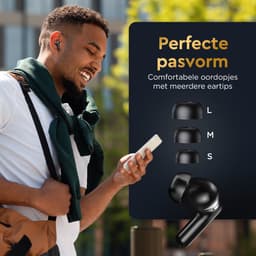 Golden Sound Oortjes draadloos - Draadloze oordopjes - Bluetooth oortjes - Active Noise Cancelling - Sport oordopjes - Led display - Touch functie - Geschikt voor elke smartphone & laptop — thumbnail 2