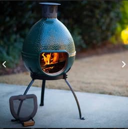 Big Green Egg Chiminea — thumbnail 2