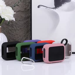 Beschermhoes geschikt voor JBL Go 4 Bluetooth Speaker - Meerdere Kleuren - Schokbestendig - Krasbestendig - Siliconen - Hoesje - Case - Bescherming - Roze — thumbnail 2