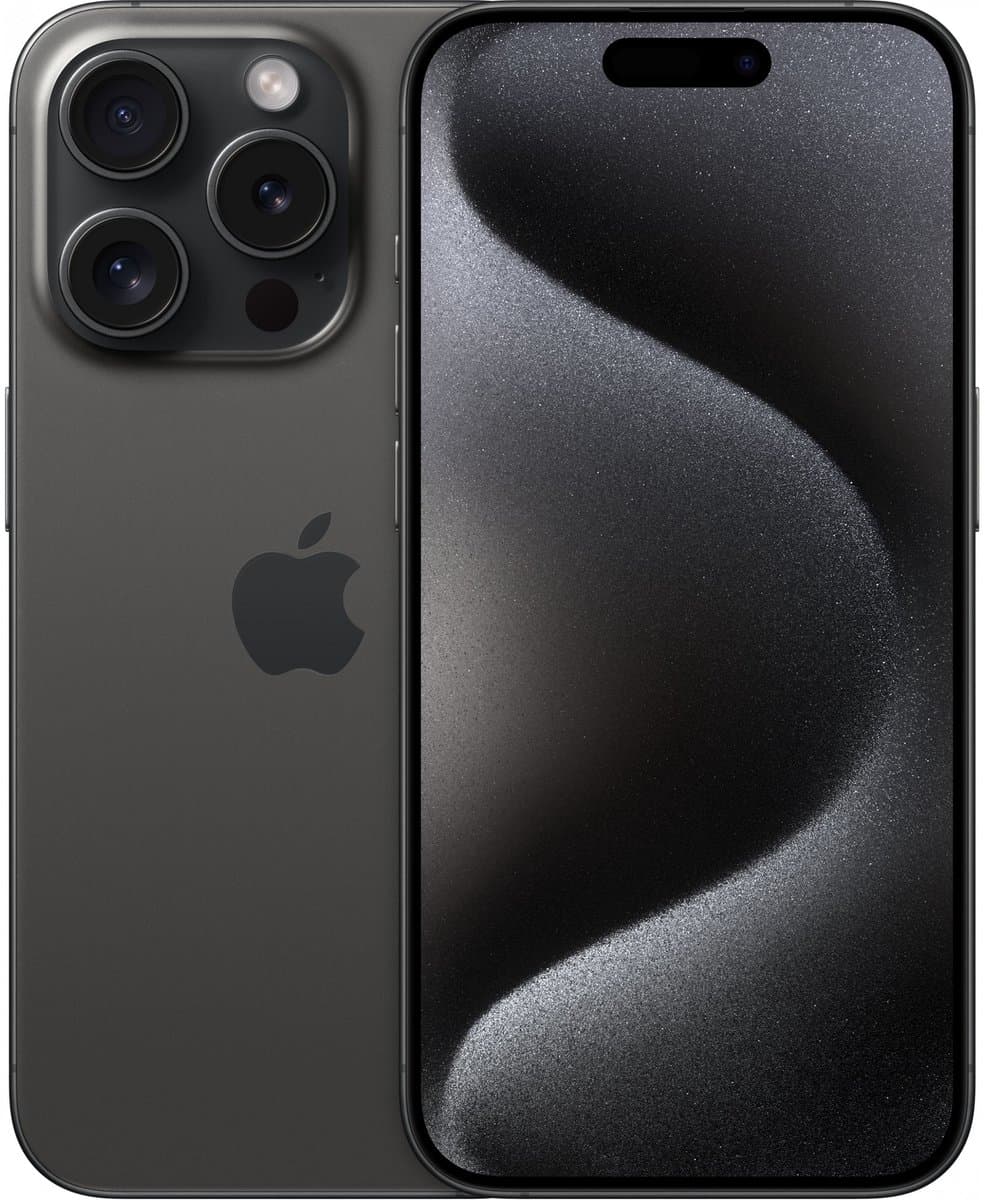 Apple iPhone 15 Pro - 256GB - Zwart Titanium — afbeelding 1