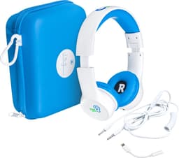 Clevy Hearsafe (Max 85 dB) - Koptelefoon voor kinderen met case en USB-C adapter - Blauw - Ontworpen voor de schoolklas - Kids Headphone - Headset — thumbnail 1