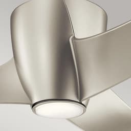 Plafondventilator met verlichting - Phree - 56in / 142cm ventilator - geborsteld nikkel — thumbnail 2