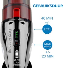 Domo DO1032SV 2-in-1 Steelstofzuiger 18,5V Li-ion — thumbnail 3