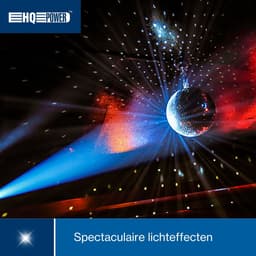 HQ-Power Disco spiegelbol Ø 50 cm, spectaculaire lichteffecten voor feestjes, veilig ophangsysteem en facetglas, dansvloer accessoire voor disco en meer — thumbnail 3