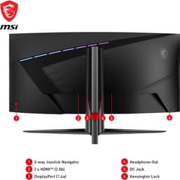 MAG 345CQRDE computer monitor — thumbnail 4