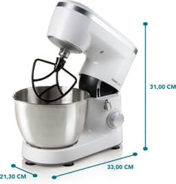 DOMO DO9175KR - Keukenmachine PUUR - 4L - Wit — thumbnail 5