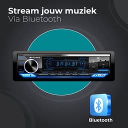 Caliber Autoradio - Autoradio met Bluetooth - dab+ - 4 x 100W - 1 din Autoradio - Handsfree bellen - Multicolour Display - usb Oplaadpoort — thumbnail 3