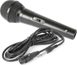 Microfoon - Dynamische microfoon Zwart voor karaoke en DJ's - Fenton DM100 — thumbnail 5