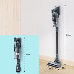 Klarstein Accustofzuiger Zonder Zak, Draadloze Stofzuiger met 4-traps E12 EPA-filter, Accustofzuiger voor Dierenharen, Tapijt & Harde Vloeren, Draadloze Steelstofzuiger Zonder Zak met 180° Zuigmond — thumbnail 2