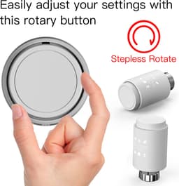 MOES Tuya ZigBee Slimme Radiator Thermostaat - Slimme Radiatorknop - Tuya Smart Life - Werkt alleen met ZigBee router — thumbnail 2