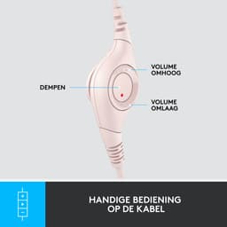 Logitech-headset H390 roze 981-001281 — thumbnail 4