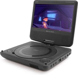Caliber Draagbare DVD Speler Auto - 7 Inch - Draagbare DVD Speler - Inclusief hoofdsteun houder - Draaibaar Scherm met USB en Accu - Zwart (MPD107) — thumbnail 1