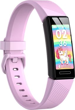 Smartwatch Kinderen - Waterdicht - Hartslag - Slaap Monitor - Roze — thumbnail 1