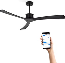 CREATE - Plafondventilator 40W silent XL Ø152 cm - Zomer/Winter Functie - 6 snelheden - Motor DC - Programmable 1-4H - WIND LARGE — thumbnail 1
