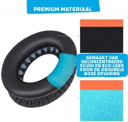 Oorkussens - Geschikt voor Bose QuietComfort QC 35 II - Oorkussen met Reparatieset en Handleiding - Zwart — thumbnail 3