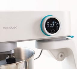 Cecotec Küchenmaschine Twist&Fusion 4000 Luxury Weiß. 800 W, Gehäuse aus gegossenem Aluminium, DC-Motor, 8 Geschwindigkeiten, LED-Licht, 5,2-Liter-Schüssel aus Edelstahl — thumbnail 5