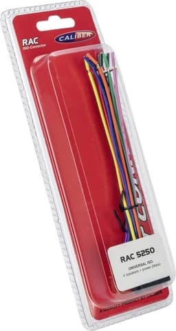 Caliber ISO stekker - ISO kabel Auto - set van 2 ISO stekkers voor luidsprekers en elektra - Universeel (RAC5250) — thumbnail 4