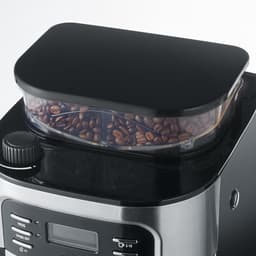 Severin KA 4810 Filter Koffiezetapparaat met bonenmaler - Glazen kan - Aromaselectie - Timerfunctie - Zwart / Rvs — thumbnail 2