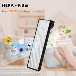 PolkaHome® 19-delige reserveonderdelen, onderdelen, accessoires geschikt voor Eufy X10 Pro Omni stofzuigerrobot 4 stofzakken, 4 wasbare dweildoeken, 4 zijborstels, 4 HEPA-filters, 1 hoofdborstel, 1 schroevendraaier, 1 2-in-1 schoonmaaktool met mesje — thumbnail 4