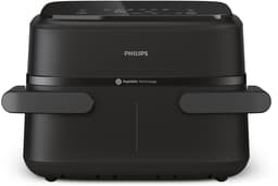 Philips Airfryer 1000-serie Dual Basket - Na154/00 Dubbele Mand Flexible 71 L Tot 5 Personen Zwart — thumbnail 1