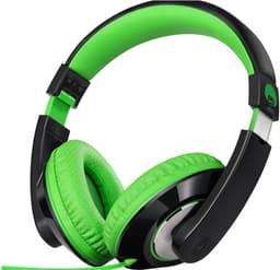 StayPowered Kinderkoptelefoon - Perfect Geluid & Ultiem Comfort - Verstelbaar - HD Microfoon - Kraakhelder Stereo - Zachte Oorkussens - Duurzame Kabel - 3.5mm Jack - Zwart/Groen - Levering Sneller dan Aangegeven! — thumbnail 1