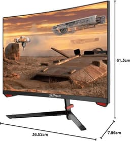 Dahua Curved Full HD VA Gaming Monitor - 27inch - 165Hz — thumbnail 3