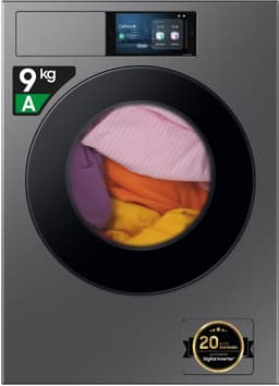 Samsung WF90F09C4SU3 wasmachine Voorlader 9 kg 1400 RPM Zilver — thumbnail 1