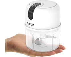 Mini Hakmolen Elektrisch - 250ML - Foodprocessor - Groentesnijder - USB Oplaadbaar - Portable Chopper - Blender - Keukenmachine - Draadloos