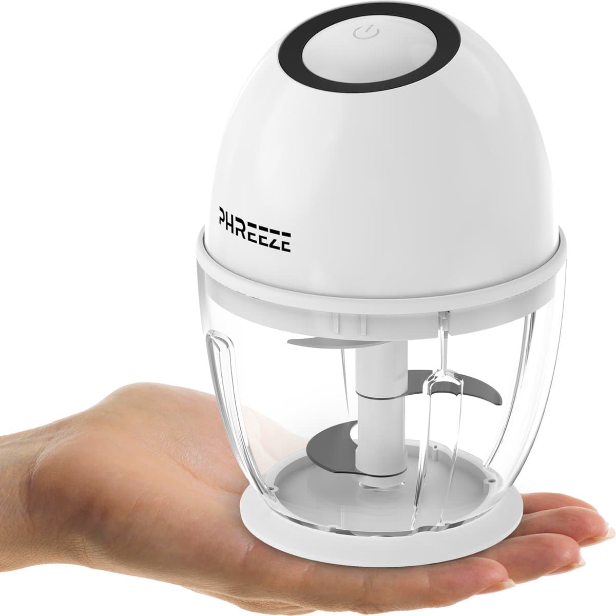 Mini Foodprocessor - 450ML - Elektrische Hakmolens - USB-C Oplaadbaar - Kleine Blender - Keukenmachine - Portable Chopper - Hakmolen Elektrisch - Babyvoeding Groente Smoothie Snijder — afbeelding 1