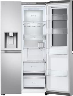 LG InstaView GSXE90BSAD American-Style Smart Fridge — thumbnail 1