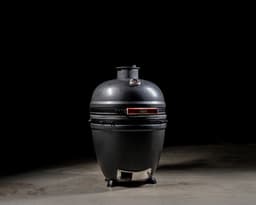 XL Kamado BBQ 23″, Grill Bill Pro II Solo - Supercompleet - Houtskoolmand - Multilevel System met gietijzeren en RVS roosters - Aslade — thumbnail 1