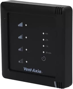 Vent-Axia MultihomeÂ draadloze 4-standenschakelaar met batterij - zwart - SSU-BZ — thumbnail 2