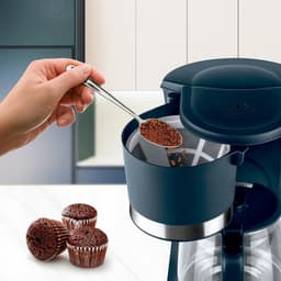 ApexArte® Koffiezetapparaat met Thermoskan - Koffiemachines - Zwart en Grijs — thumbnail 2