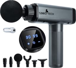 Diepe Weefsel Massagepistool - Draagbare Massager met 6 Opzetstukken voor Spierherstel en Ontspanning — thumbnail 1