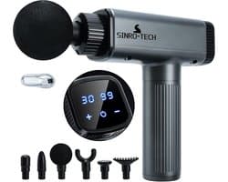 Diepe Weefsel Massagepistool - Draagbare Massager met 6 Opzetstukken voor Spierherstel en Ontspanning