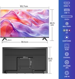 ANTTEQ Q43-AGU1.Q1 – 43 Inch 4K QLED Smart TV - Android TV - Randloos - Triple tuner - Bluetooth - WiFi — thumbnail 3
