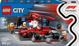 Lego City 60443 F1 Pitstop En Pitcrew Met Ferrari Auto Bouwstenen — thumbnail 1