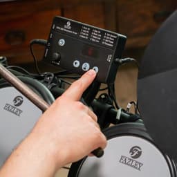 Elektronisch drumstel 6 inch - Met gratis lessen - Fazley DDK-020 - Zwart — thumbnail 2
