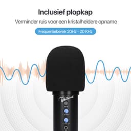 Whitemill Condensator microfoon met Tripod - USB - Gaming - Podcast - PC - Met popkap en ruisfilter - Zwart — thumbnail 5