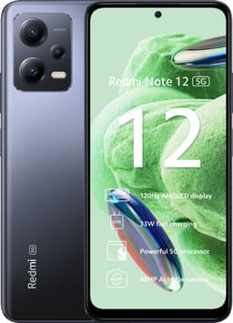 Xiaomi Note 12 - 128GB - 5G - Grey Black — thumbnail 1