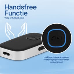 Techard Bluetooth Receiver Auto BT 5.4 - 3.5MM AUX Bluetooth Ontvanger Handsfree Bellen Bluetooth Audio Receiver - Inclusief Kabel en Plug — thumbnail 5