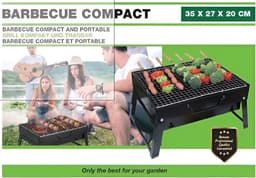 BBQ - Barbecue - Draagbaar - Draagbare barbecue - Houtskool barbecue - 2 tot 4 persoons - Opvouwbaar - Compact - ILFAshopping — thumbnail 2