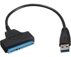USB 3.0 naar SATA 22Pin-kabel voor 2,5 inch SSD-harde schijfdriver
