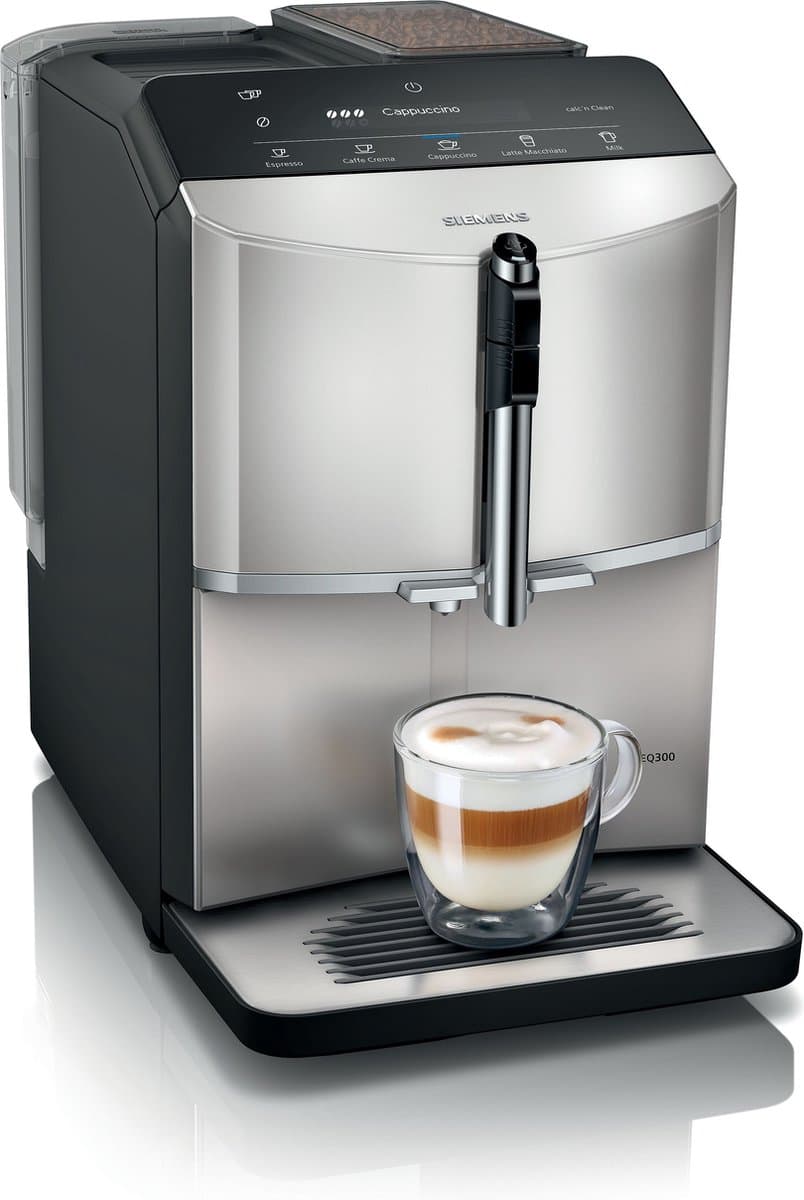 Siemens EQ300 TF303E07 - Volautomaat espressomachine - RVS — afbeelding 1