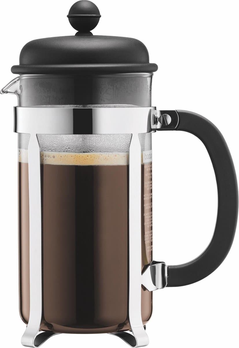 Bodum Cafetière - Caffettiera - French Press met Kunststof Deksel 8 Kops - 1 liter — afbeelding 1